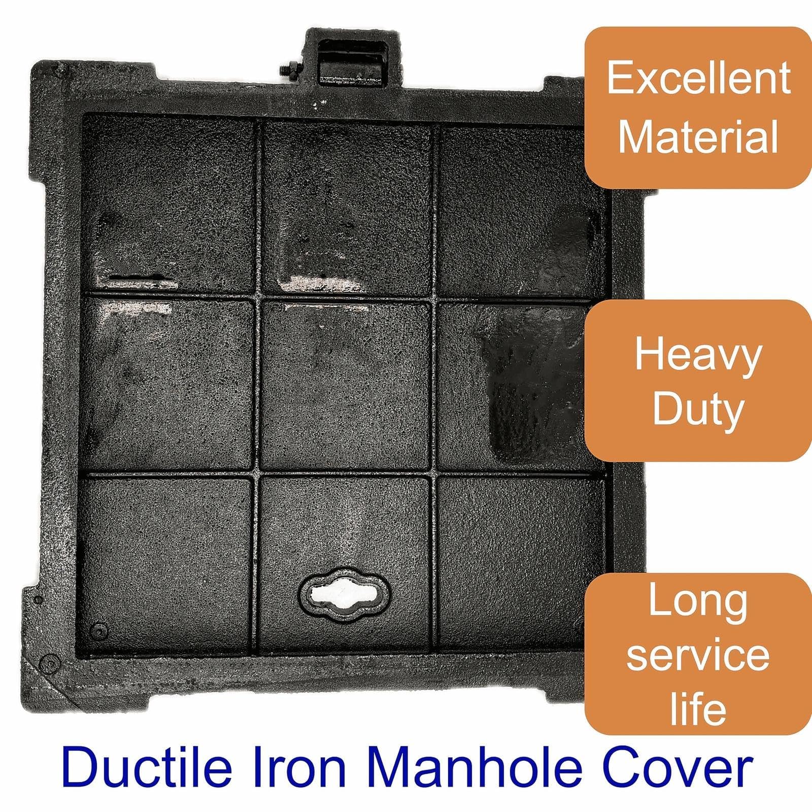 Cast Iron Manhole Cover - Heavy Duty & Durable -3