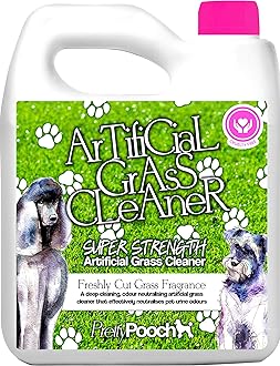 Pretty Pooch Artificial Grass Cleaner For Dogs (10:1 Super Concentrate Makes 10 Litres) Disinfectant and Deodoriser - 1 Litre (Fresh Cut Grass, 1L)