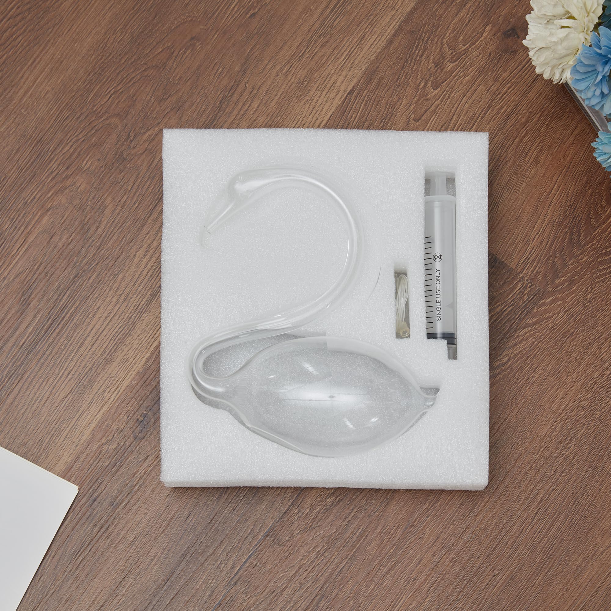 Wettervorhersage für Sturmglas, Schwanenförmiges Design, Barometer, Wetterstation, 17,8 cm, Schwan, Sturmglas, Wettervorhersage, wunderschönes Geschenk für Familie oder Freunde, Geschenk, Zuhause,