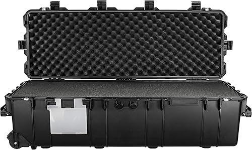 Miniatura 10 de XXL - Engranaje de rodillos de transporte pesado de 44 pulgadas de profundidad, cámara, herramientas, estuche rígido para equipo con placa grabada