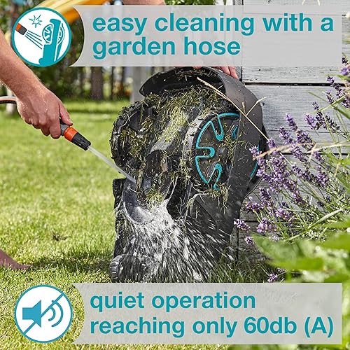 Miniatura 4 de GARDENA - Cortadora de césped Sileno City 15001-41, robótica y automática, con aplicación Bluetooth y cable límite, silenciosa, para césped de hasta