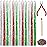 FEBSNOW 47 Inches Tinsel Hair Extension with Tool 2400 Strands 3 Colors Hair Extension Tinsel Kit Glitter Hair Extensions for Women Girls Hair Accessories for Christmas New Year Halloween Party