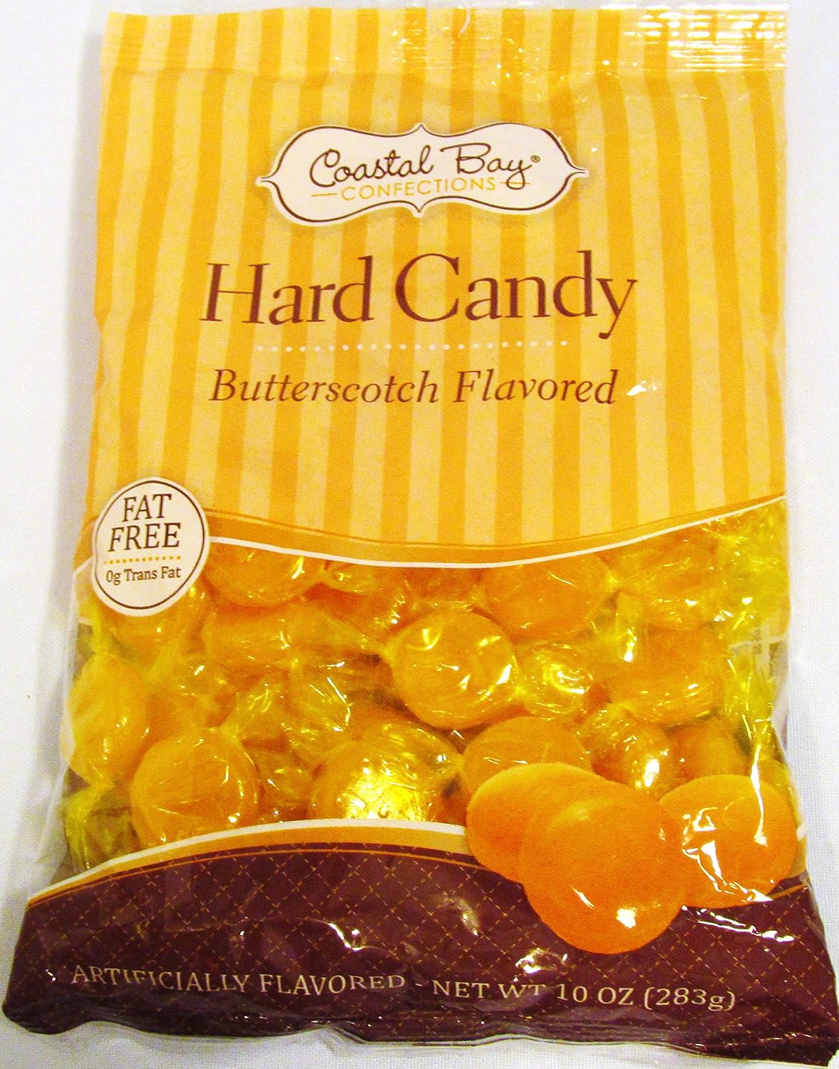Butterscotch Flavored Hard Candy By Coastal Bay Confections (6 Pack)