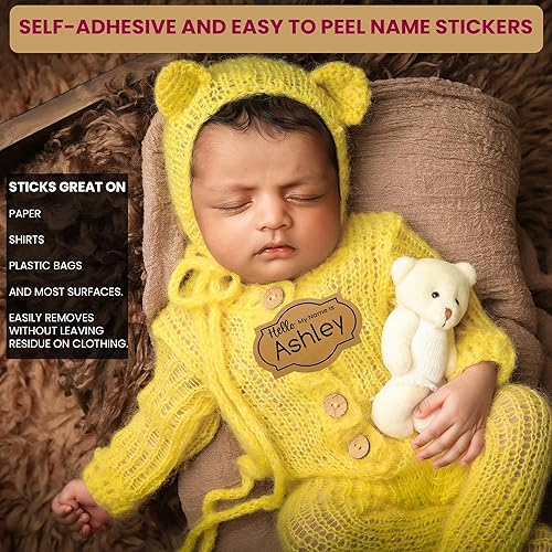 Miniatura 3 de Pegatinas "Hola, mi nombre es