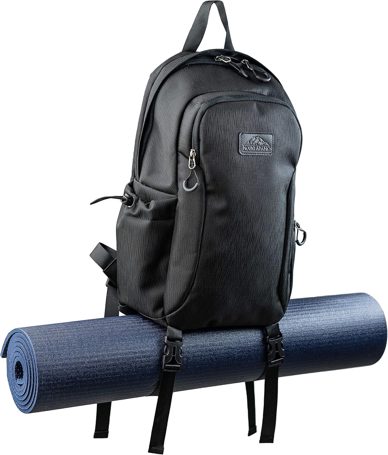 Mount Adams Yoga Mat Mid-Size Backpack for Workout Gear and Fitness Accessories, Stain Resistant, Adjustable Travel Pack