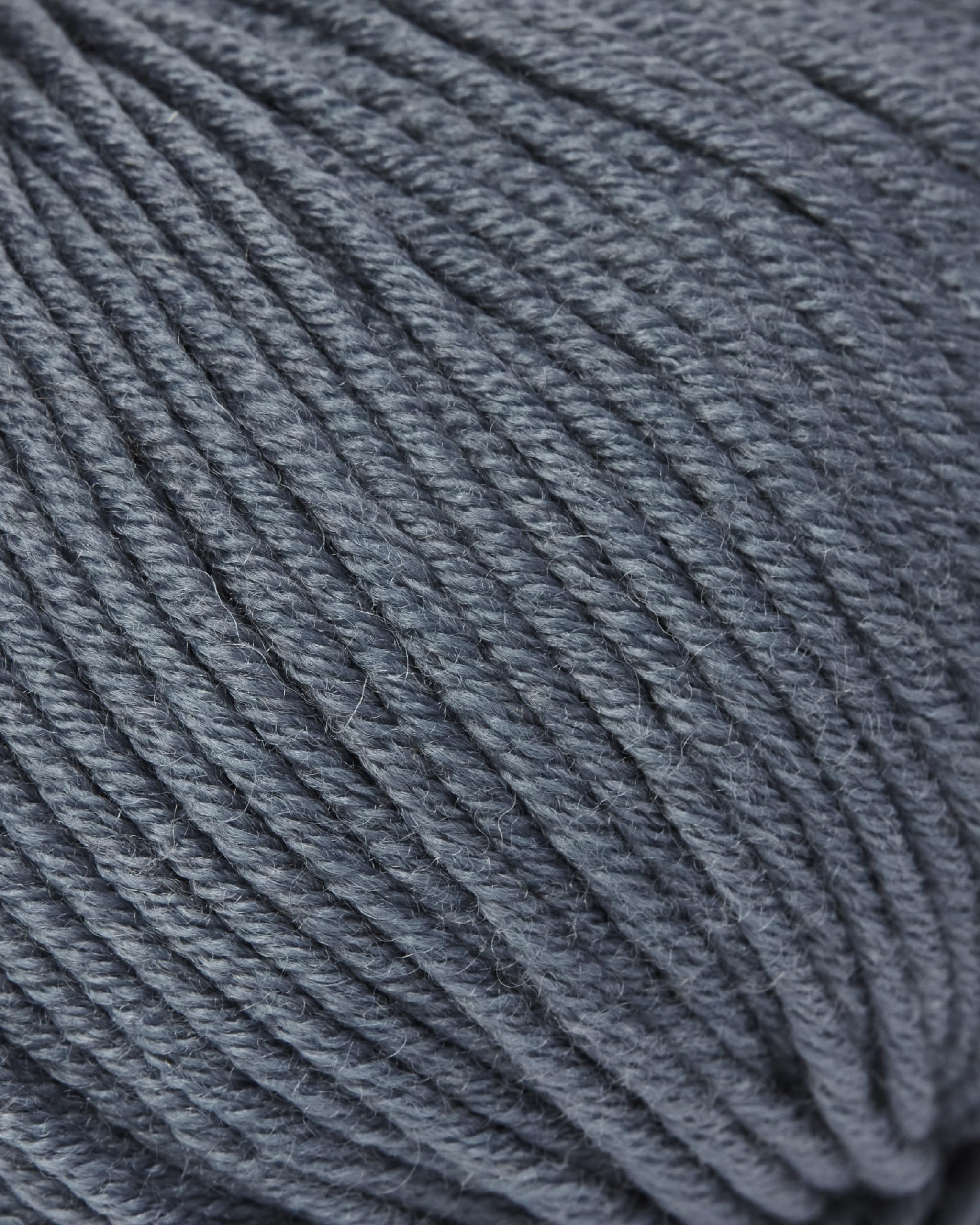 Wool and the Gang The One Merino, Slate Blue, 50g, Aran/Worsted, 50g/80m - Image 2