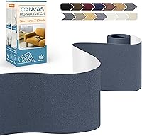 Vista 165 de KING MOUNTAIN Parche de reparación de lona de 9 x 11 pulgadas, 2 piezas, parche de tela impermeable autoadhesivo para sofás, tiendas de campaña