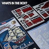 Vista 7 de CubicFun Rompecabezas 3D de barco para modelos de barco de vela USS Constitution para adultos y adolescentes, 193 piezas