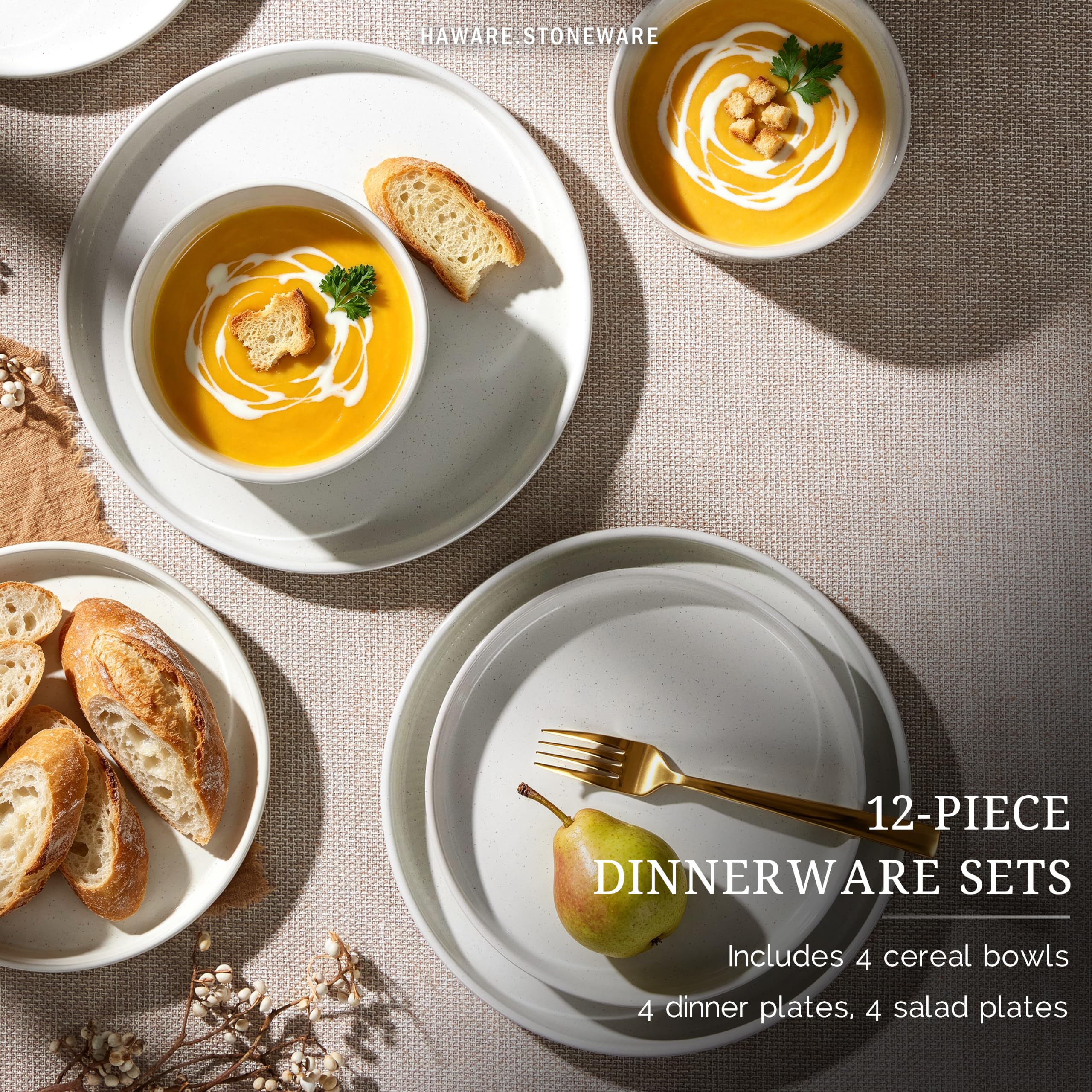 ハマースレイ　ハワードスプレイ　デザート皿　ボウルセット Amazon.com: HaWare: STONEWARE SET