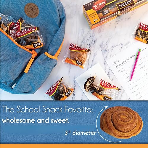 Miniatura 5 de Rollos de Canela para el Desayuno  18 Pasteles Envueltos Individualmente  Pasteles de Canela para Bocadillos  Bocadillos para el Café  Bocadillos