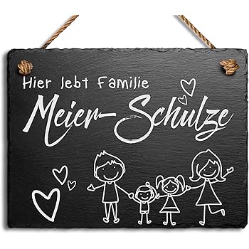Schone Schiefer Turschilder Fur Die Haustur Mit Gravur Schiefer Schild Mit Kordel Zum Aufhangen In 3 Grossen Gravierte Namensschilder Klingelschilder Mit Namen Oder Texten Herzlich Willkommen Amazon De Baumarkt