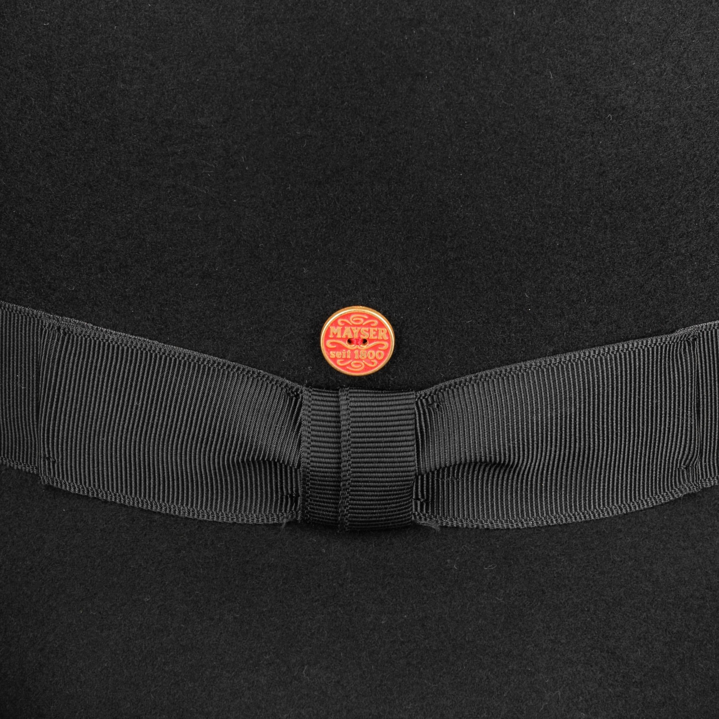 Mayser Viril Melone Hut Herrenhut Bowler Wollfilzhut Mit Ripsband