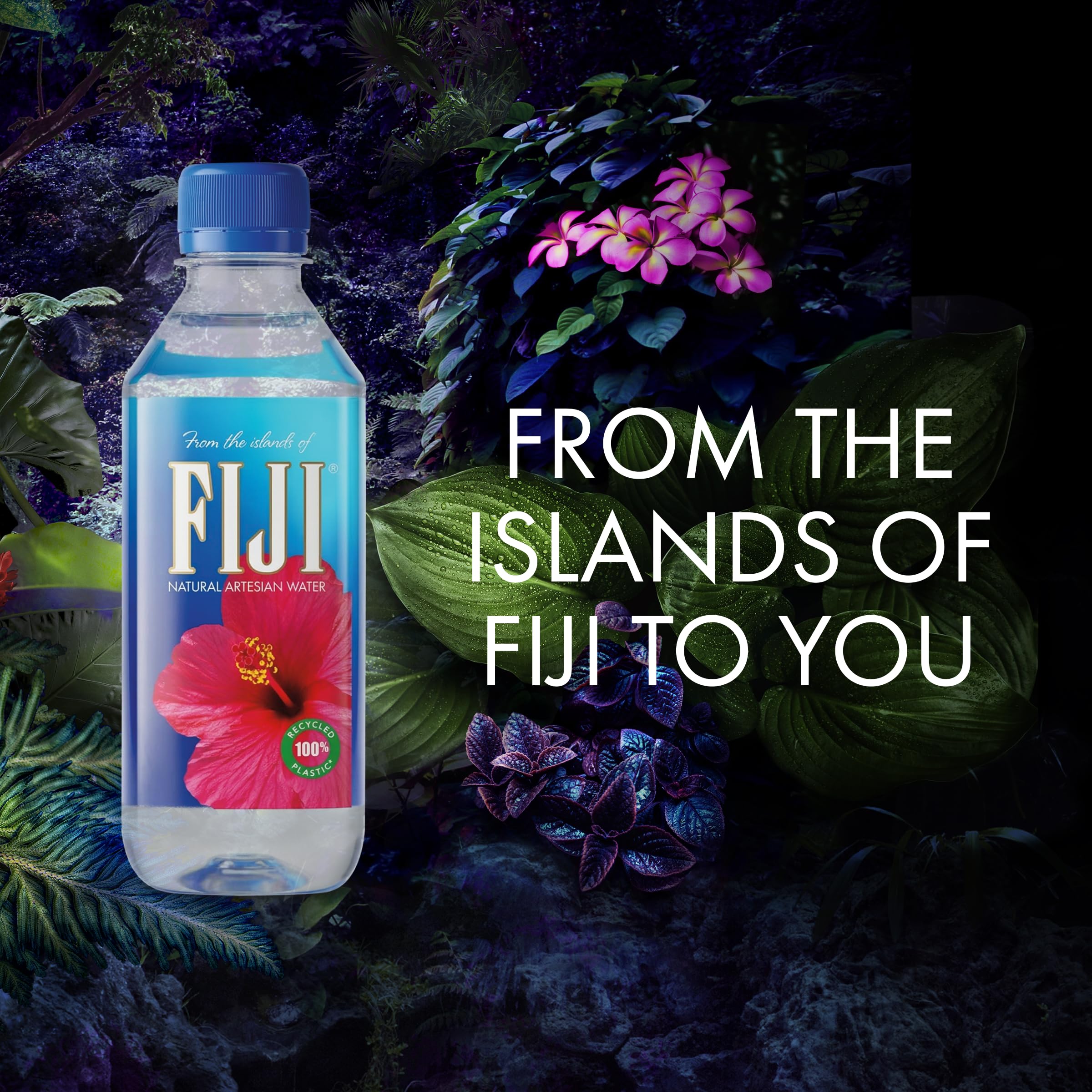 FIJI Agua Natural Artesana Envasada 330ml / 11.15 Onzas Líquidas (Paquete de 24) - 100% Natural Electrolitos - NUEVO