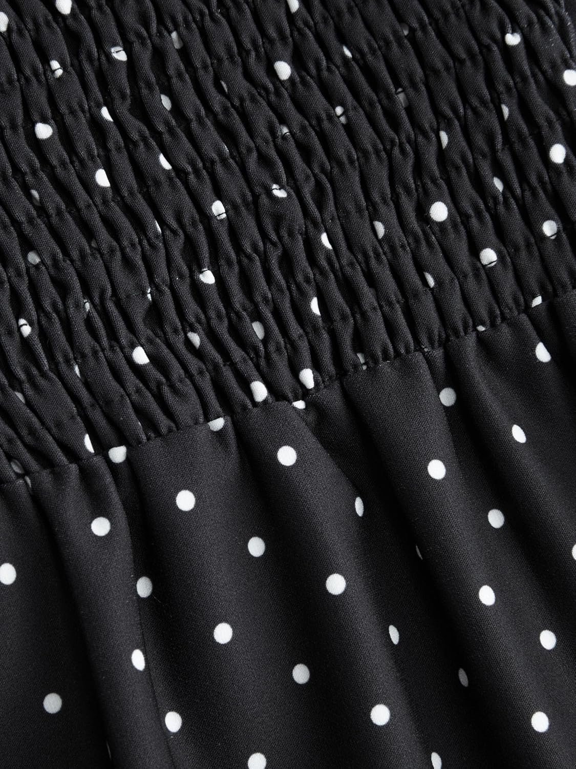 CIDER Womens Polka Dot Going Out Dress Cute Summer Date Night Square Neck Sleeveless Mini Dress - Image 4