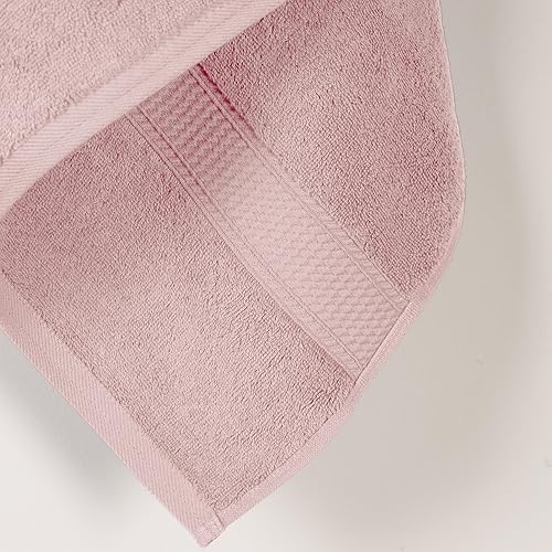 Miniatura 4 de Superior Juego de 2 toallas de baño de pile de algodón egipcio, toallas de lujo ultra suaves, esenciales de felpa gruesa, absorbentes y pesadas,