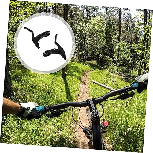 Miniatura 9 de Kisangel 1 par de manillar de freno empuñaduras de bicicleta para niños manijas negras Bicicletas Bake Handle Bike Handlebar Grips Suministros