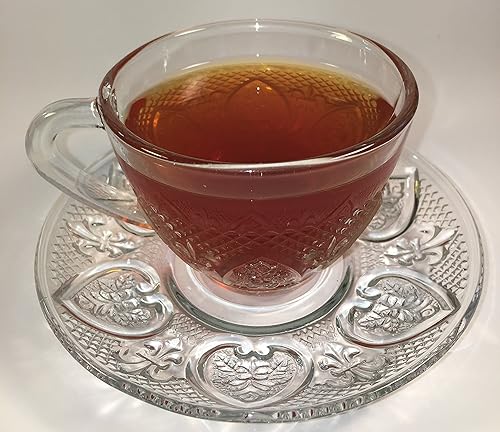 Miniatura 3 de Juego de tazas y platillos de vidrio para té, taza de café, platillo de vidrio, 12 piezas, juego de taza y platillo, fiesta de té