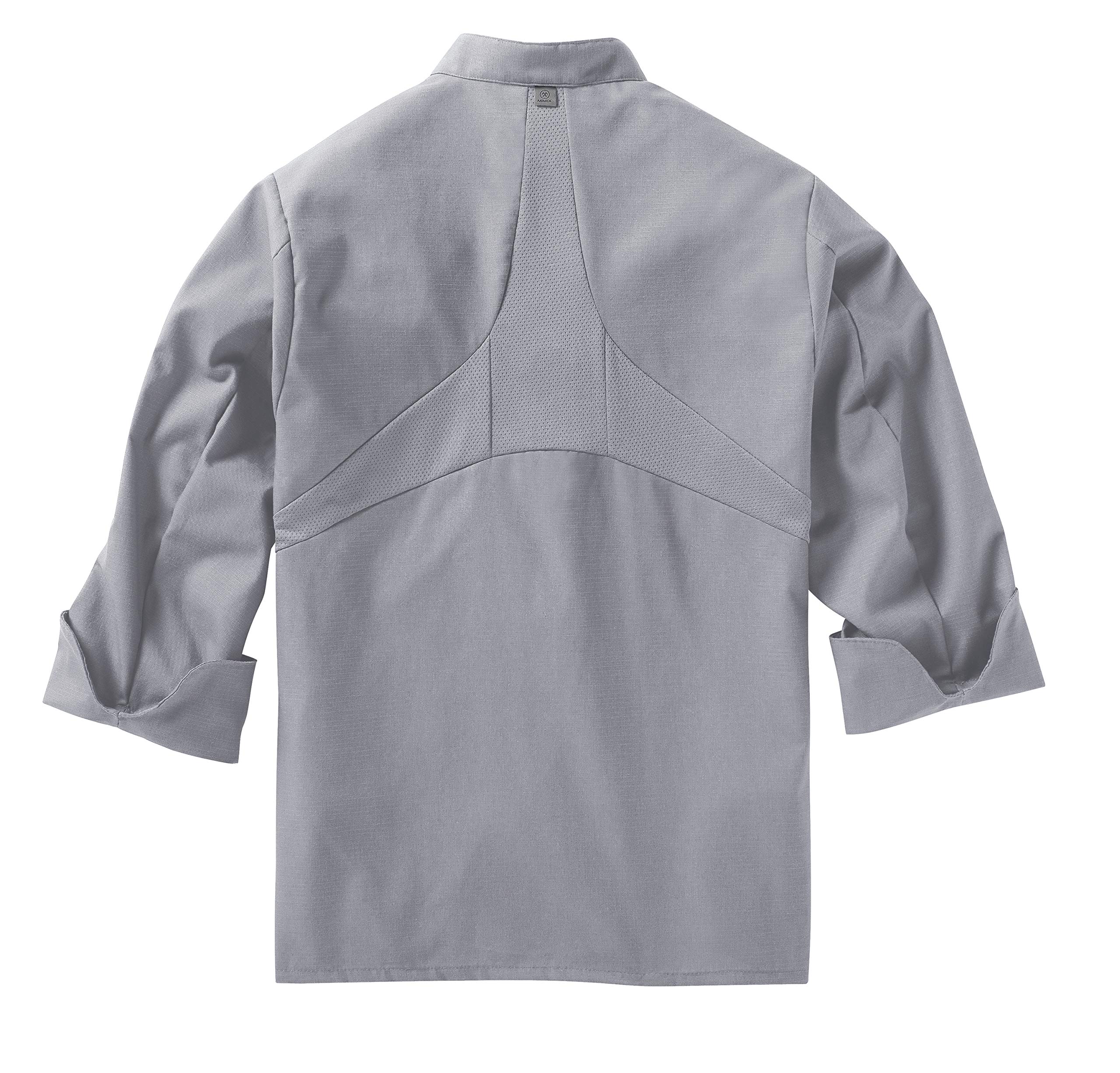 Red Kap Long Sleeve Ten Button Chef Coat with Mimix and Oilblok Chaqueta Hombre
