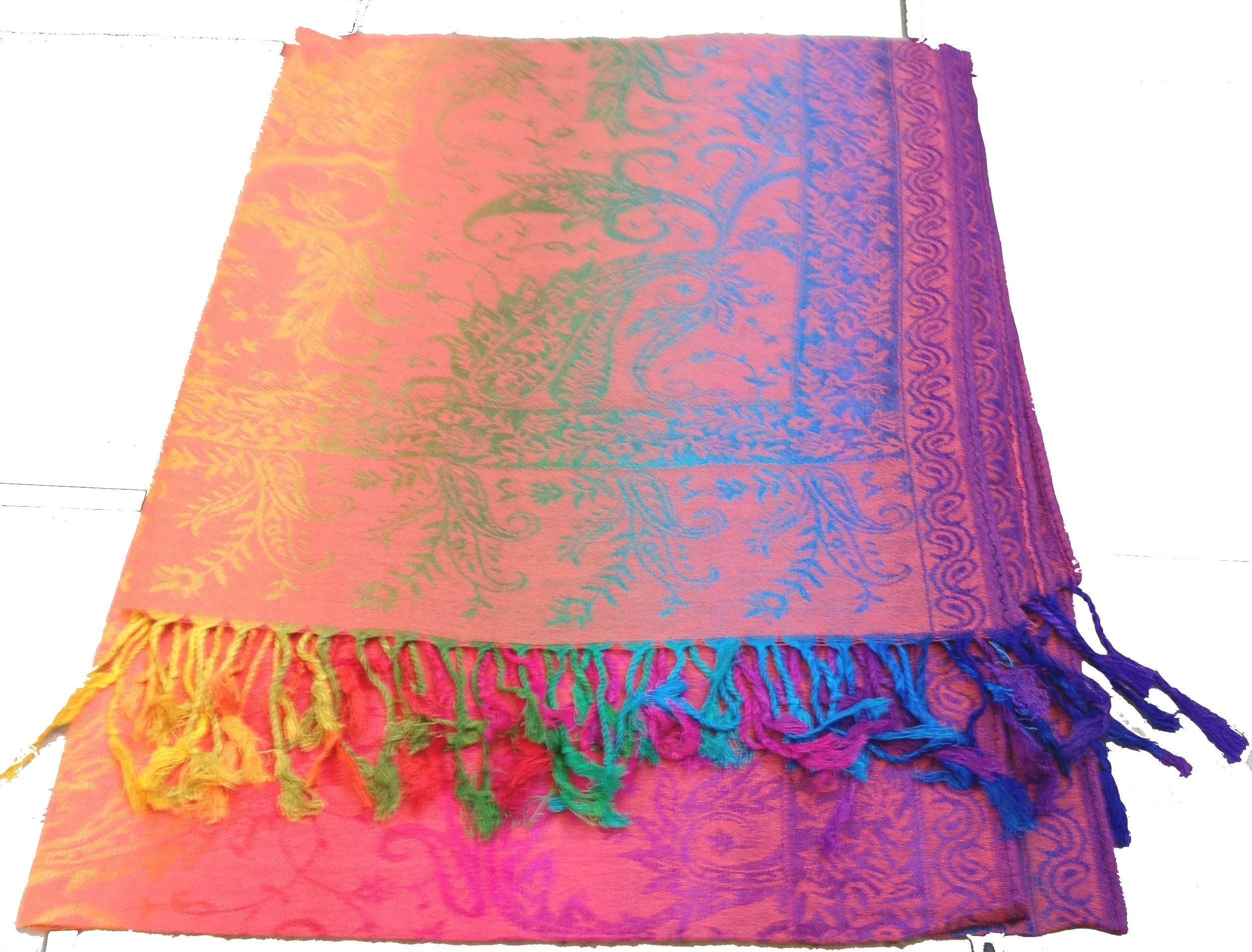 Pashmina Scarf/Wrap and Argan Oil Gift Set (multi-color)