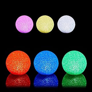Relaxdays Bolas Led 8 cm, Set de 3, Cambio de Color, a Pilas, sin Cable, para Interior, Lámparas Decorativas, Blanco