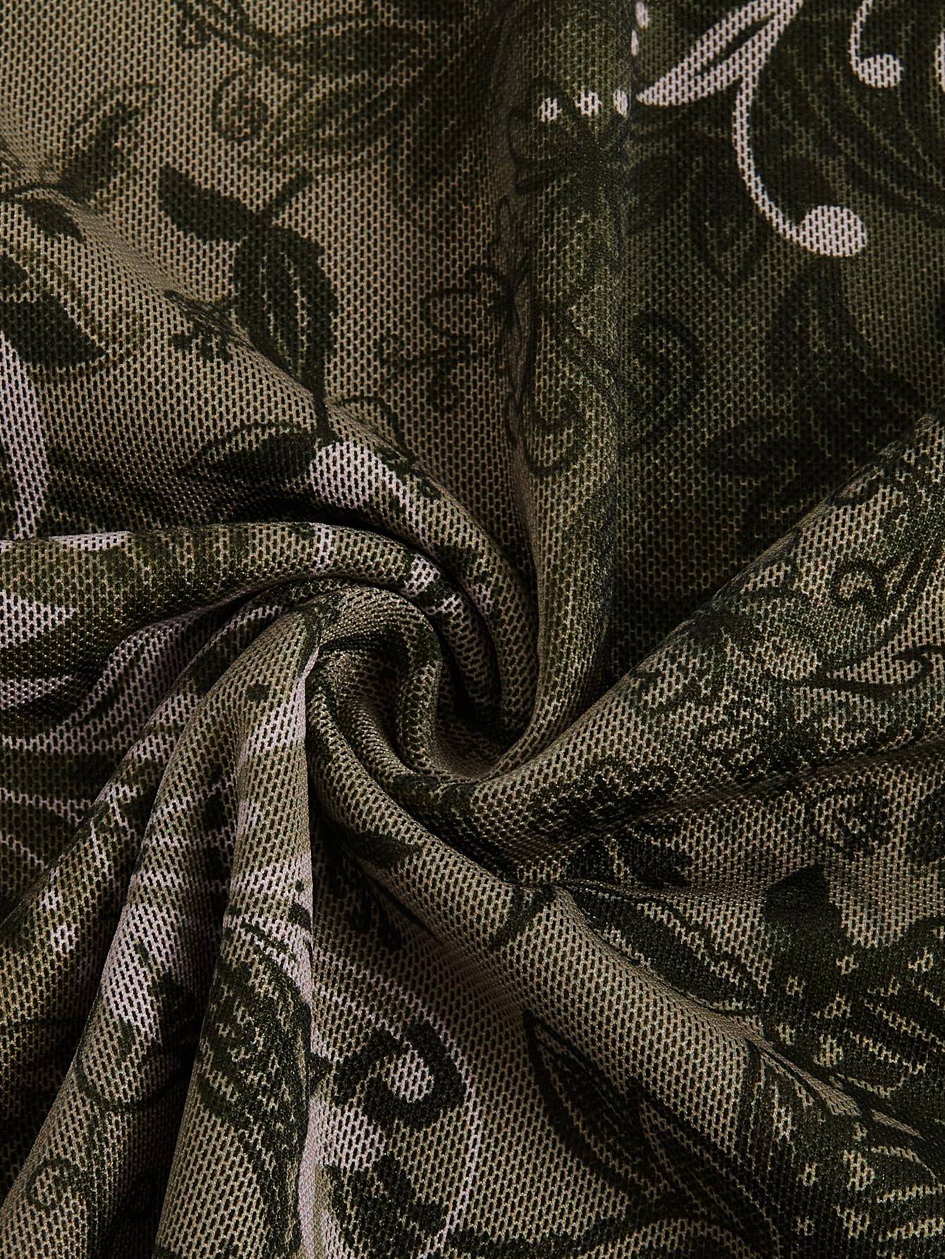 Milumia Women's Summer Mini Dress Vintage 90s Spaghetti Strap A Line Mesh Short Dresses Sun Dress: Small Allover Green