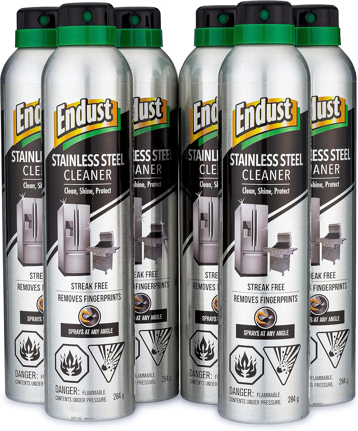 Endust Stainless Steel Cleaner, 6 Count Health & Household