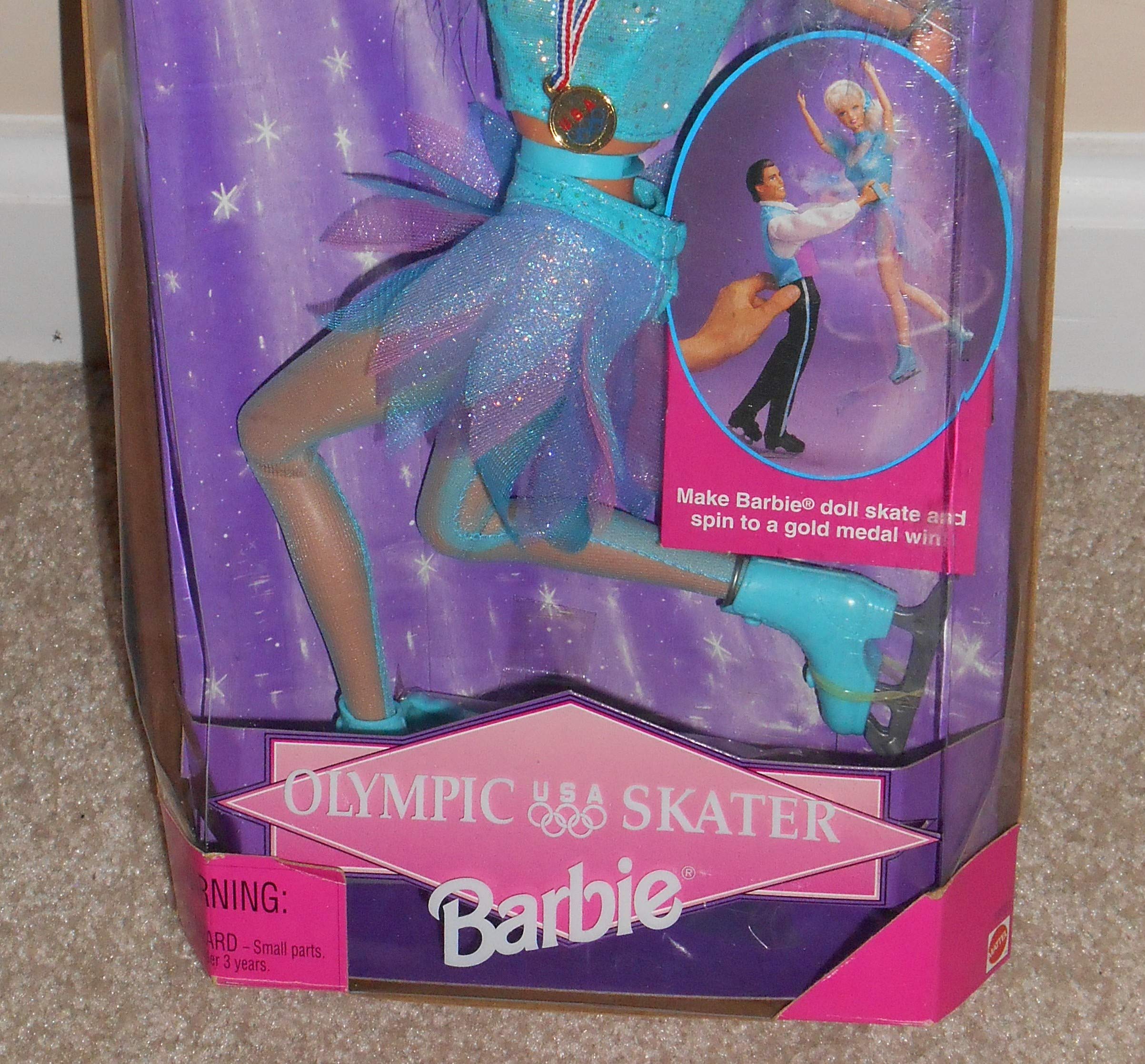 Amazon.com: Barbie Nagano Olympic Skater with Wind Up Action