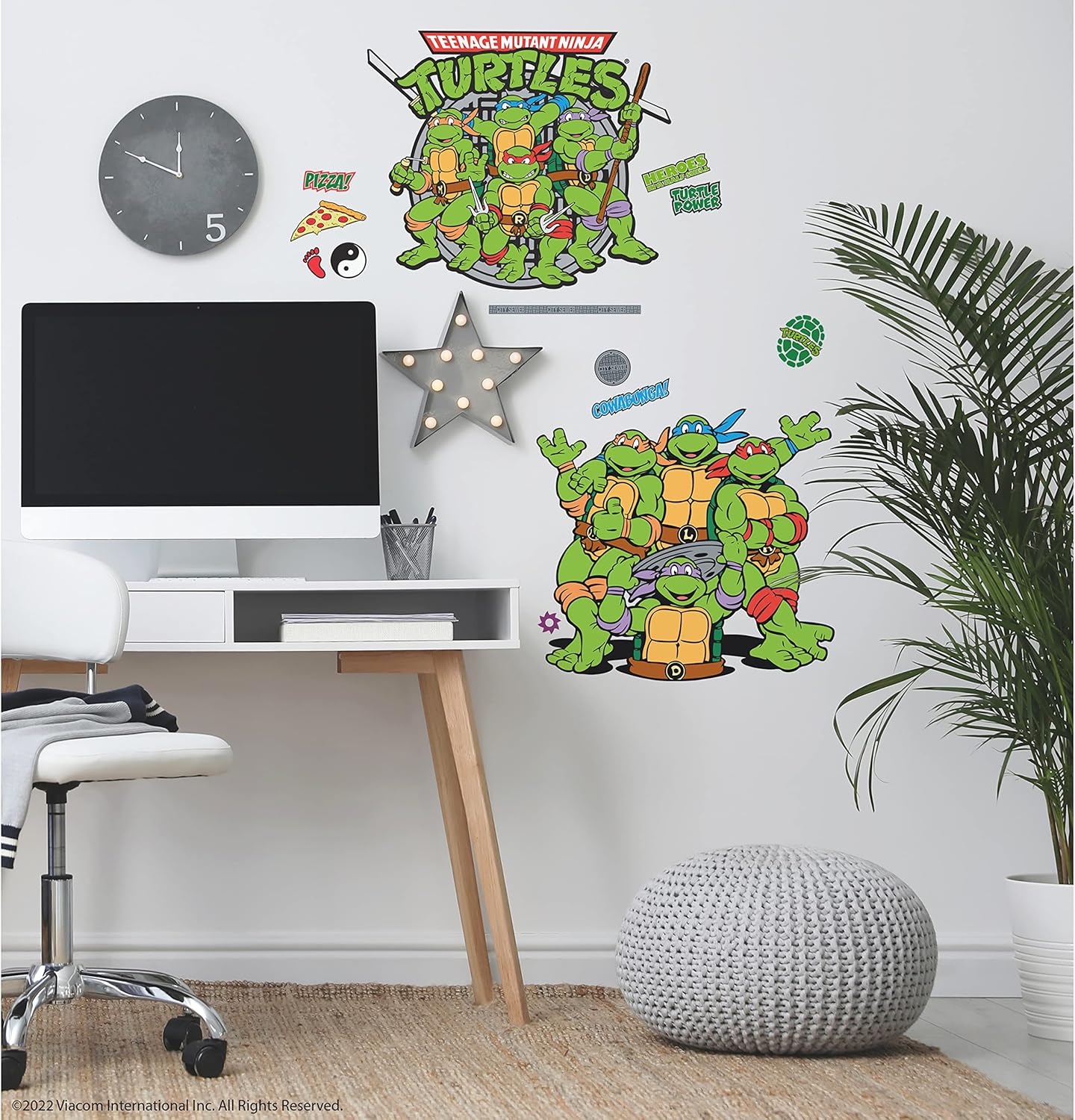 RoomMates RMK5260GM Teenage Mutant Ninja Turtles Peel and Stick Giant