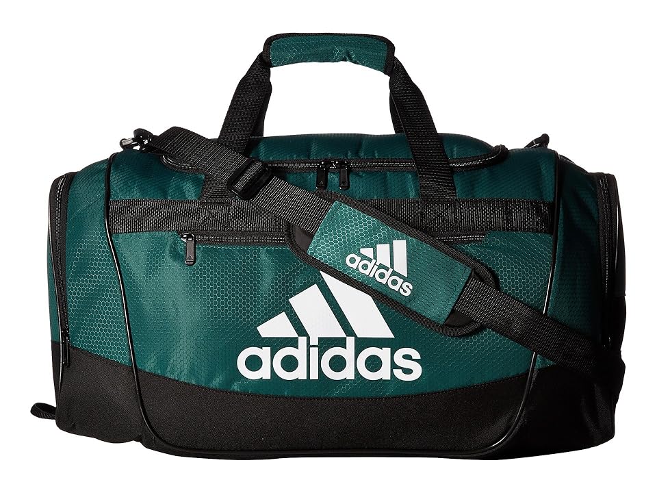 

adidas Defender III Medium Duffel (Collegiate Green/Black/White) Bags