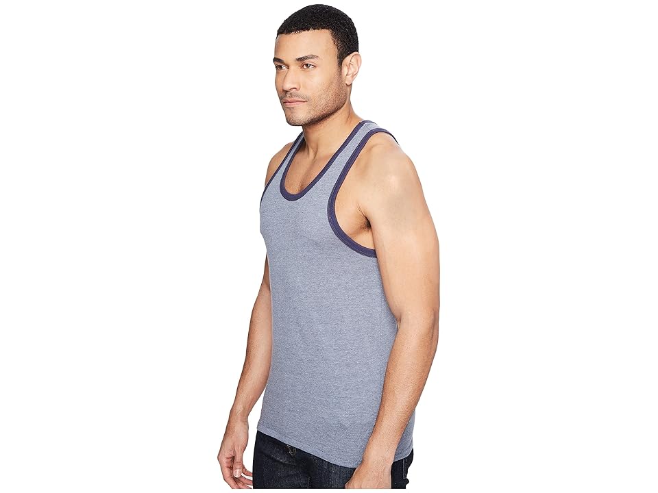 

Alternative Vintage 50/50 Jersey Keeper Tank Top (Vintage Navy/Navy) Men's Sleeveless, Gray