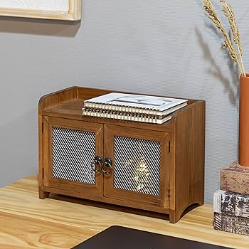 木製ラック・ウッドラック Landscape Products Cabinet Low Walnut Amazon.com: COLLECTIVE HOME - Storage Cabinet, Mini