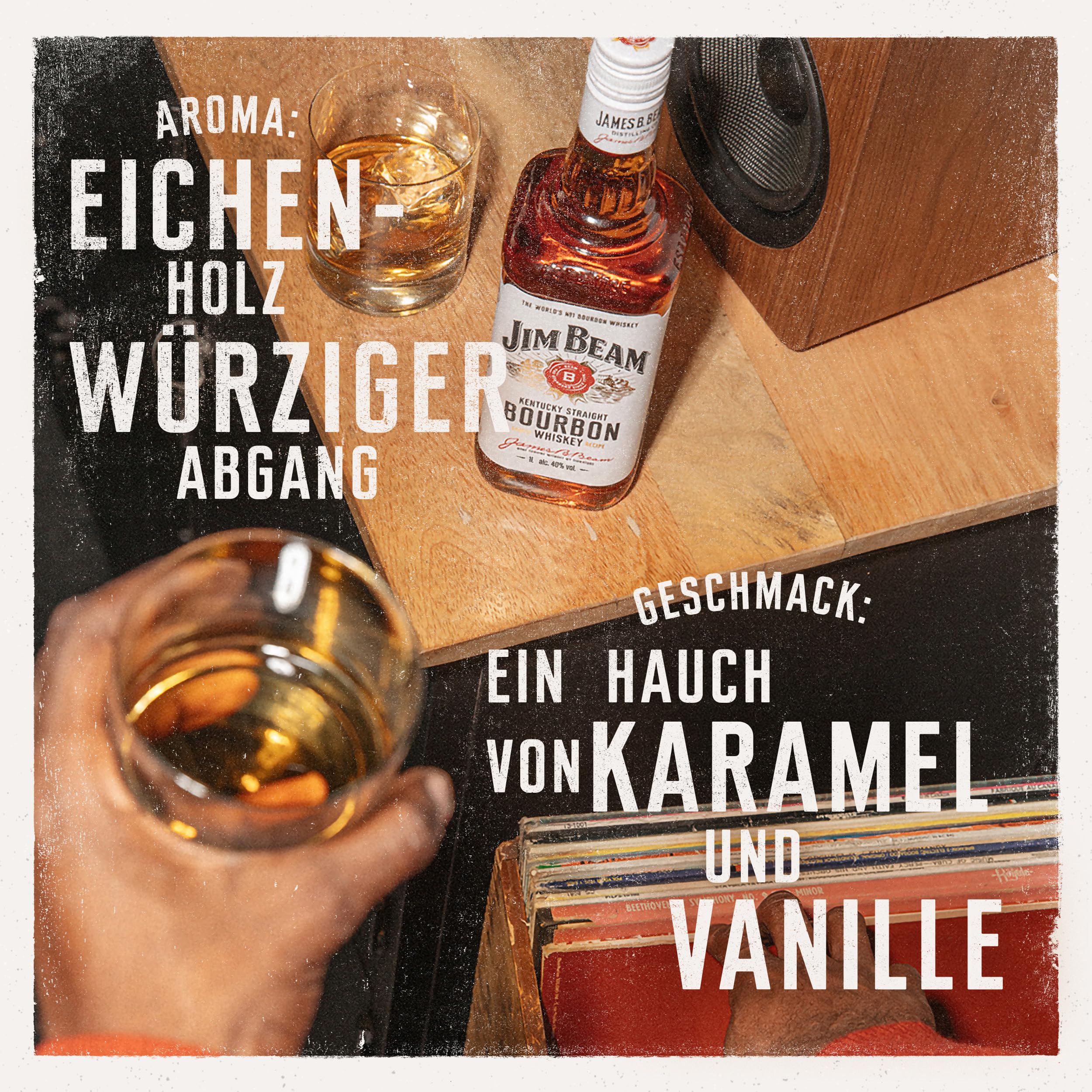 Jim Beam Grillwok Eckig - Antihaftbeschichtet 29x29cm