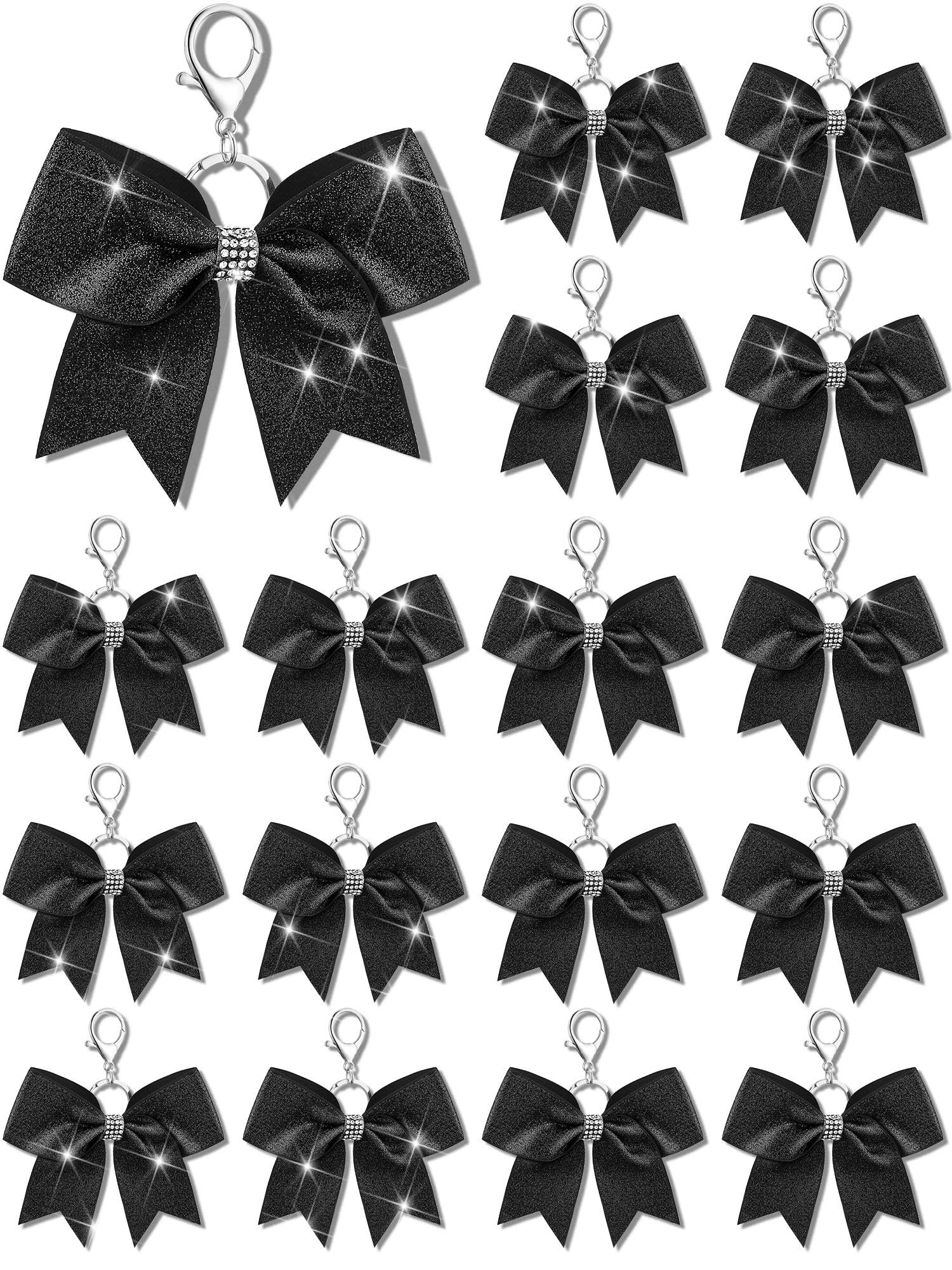 Tondiamo Cheer Bow Keychain Bulk Rhinestone