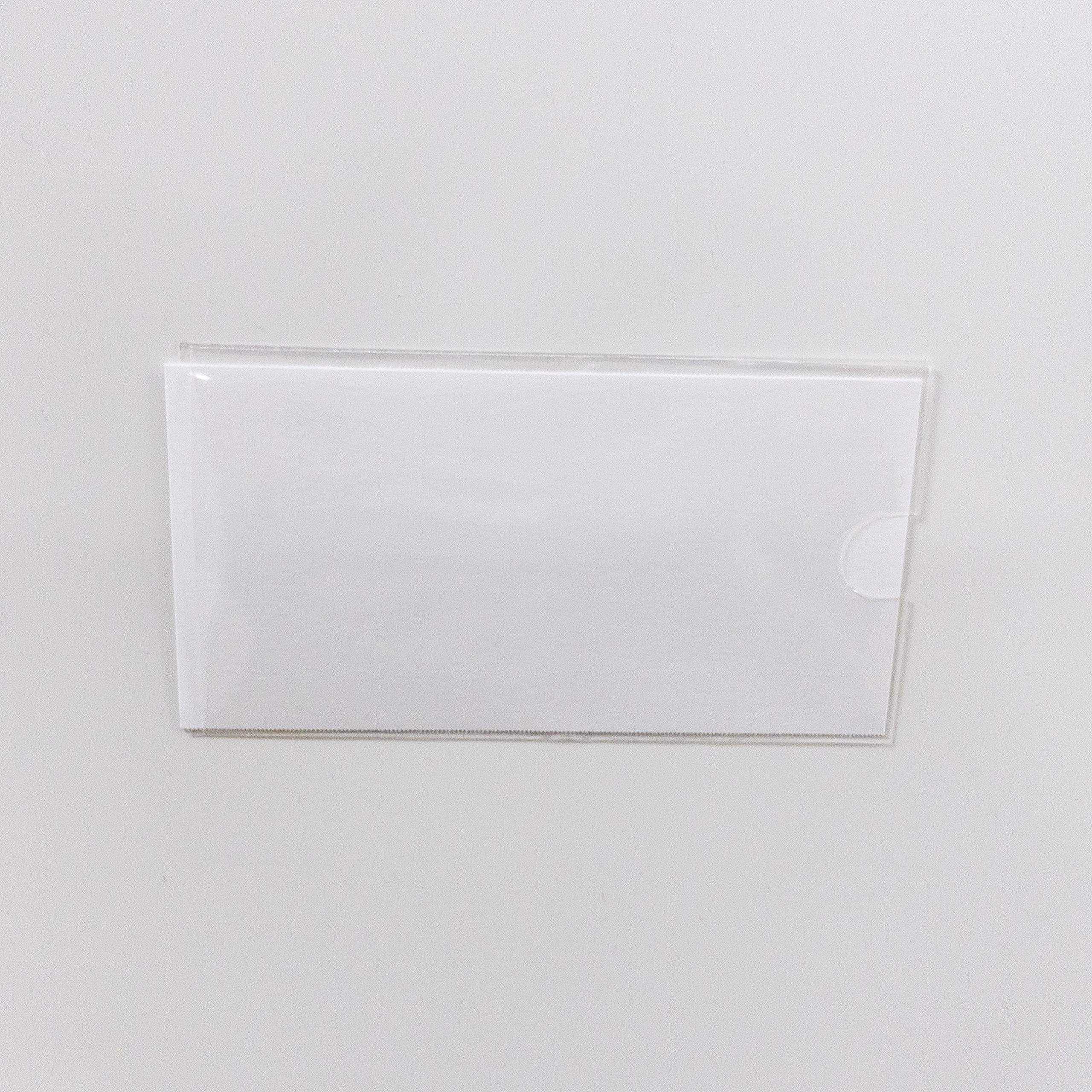 Pack of 100 Sign Holders that will transform your Business, Wall Sign Holder 55 x 102 mm, Shelf Storage Holder - Image 4