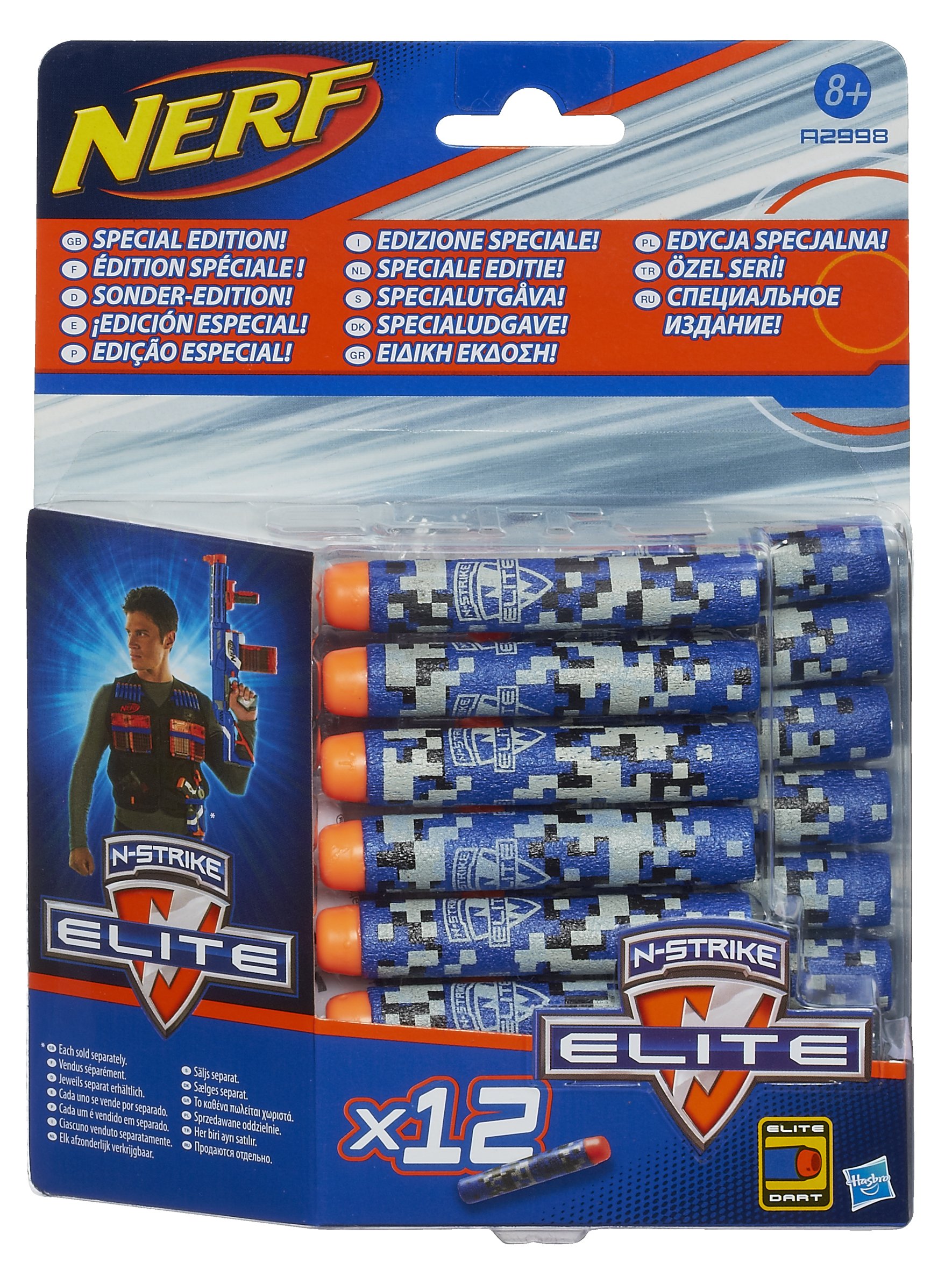 Dardos Nerf Elite - Pack De 12 Unidades Para Lanzadores N-Strike