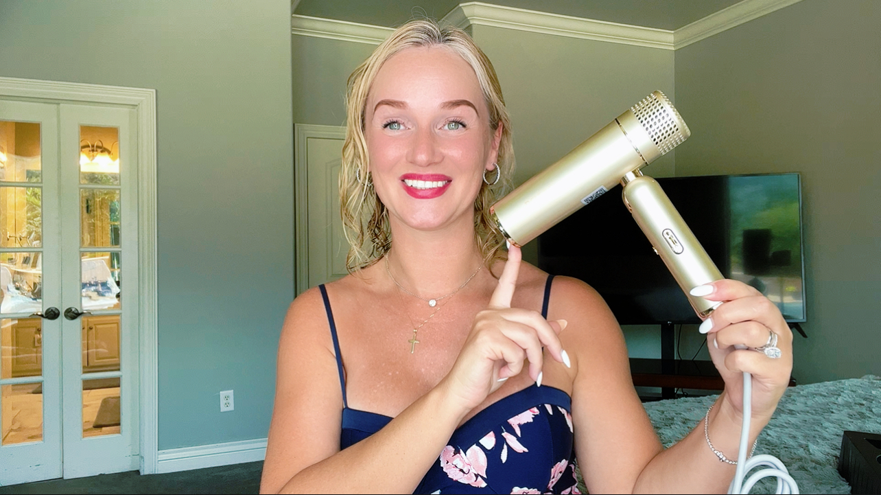 Portable travel hair dryer! #travel #hairdryer