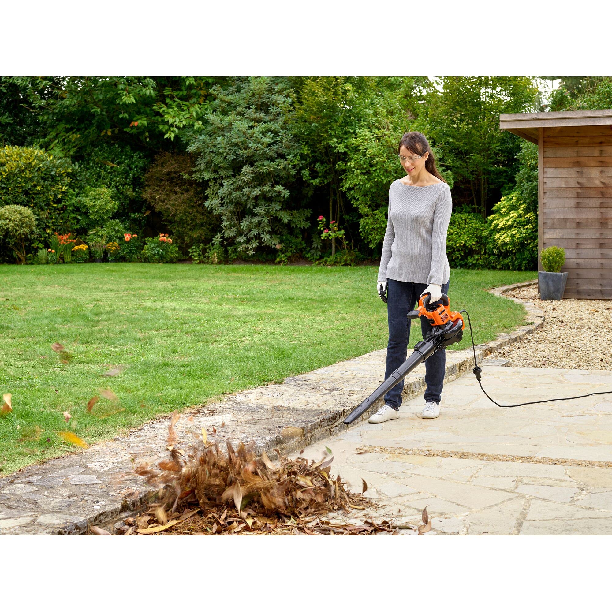 BLACK+DECKER BEBLV301 Aspirateur Souffleur Électrique 3000 W Orange