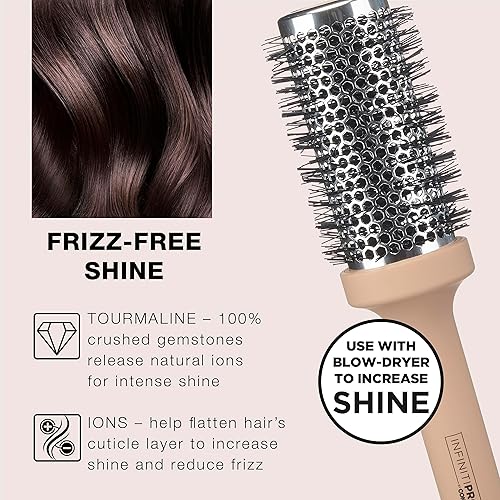 Miniatura 4 de InfinitiPro by Conair - Cepillo para el cabello - Cepillo redondo - Cepillo redondo para soplar - Diseñado para retener el calor y el flujo de aire