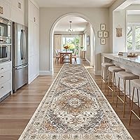 Vista 178 de Madane Alfombra Pasillera Lavable - Alfombras Pasilleras 2x6 para Pasillos de 6 Pies Antideslizante Vintage Alfombra Pasillera de Cocina