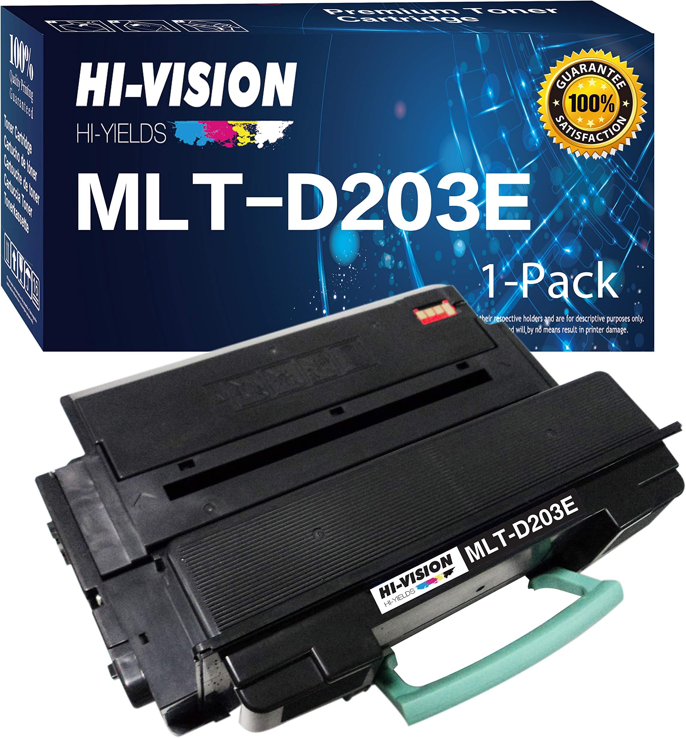 HI-Vision Compatible MLT-D203E Extra High Yield Monochrome Laser Toner Cartridge 203E D203E Replacement for Samsung MLTD203E SL-M3820DW SL-M3870FW SL-M4020ND SL-M4070FR Printer (Black, 1-Pack)