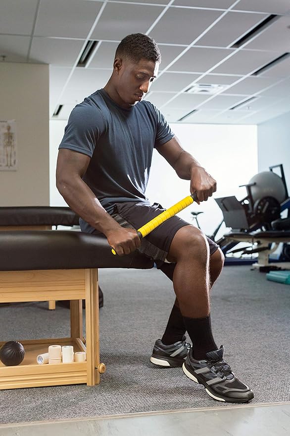 This massage stick can be used before or after workouts to improve circulation, increase flexibility, and enhance overall performance. It is lightweight and compact, making it easy to take with you to the gym, on the go, or use at home. The SKLZ Massage Bar Handheld Muscle Roller is suitable for athletes, fitness enthusiasts, or anyone looking to alleviate muscle tightness and improve mobility.