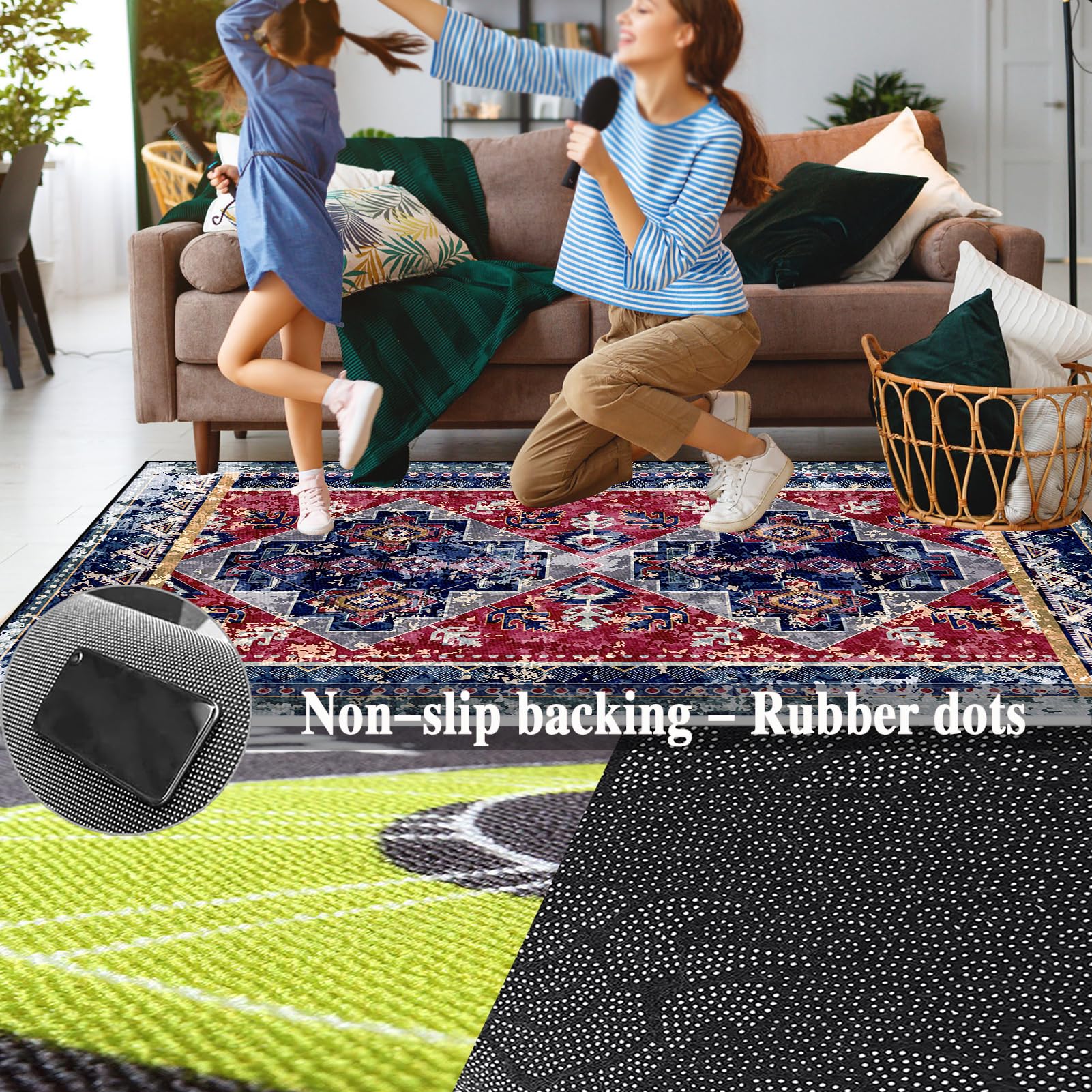 Alfombra para Batería Tambor Alfombra Electrónica de Batería Alfombra Bateria Alfombrilla insonorizada Alfombras Rectangulares para Bombo Caja Alfombrillas Antideslizantes Alfombras Drum 140 x 120 cm