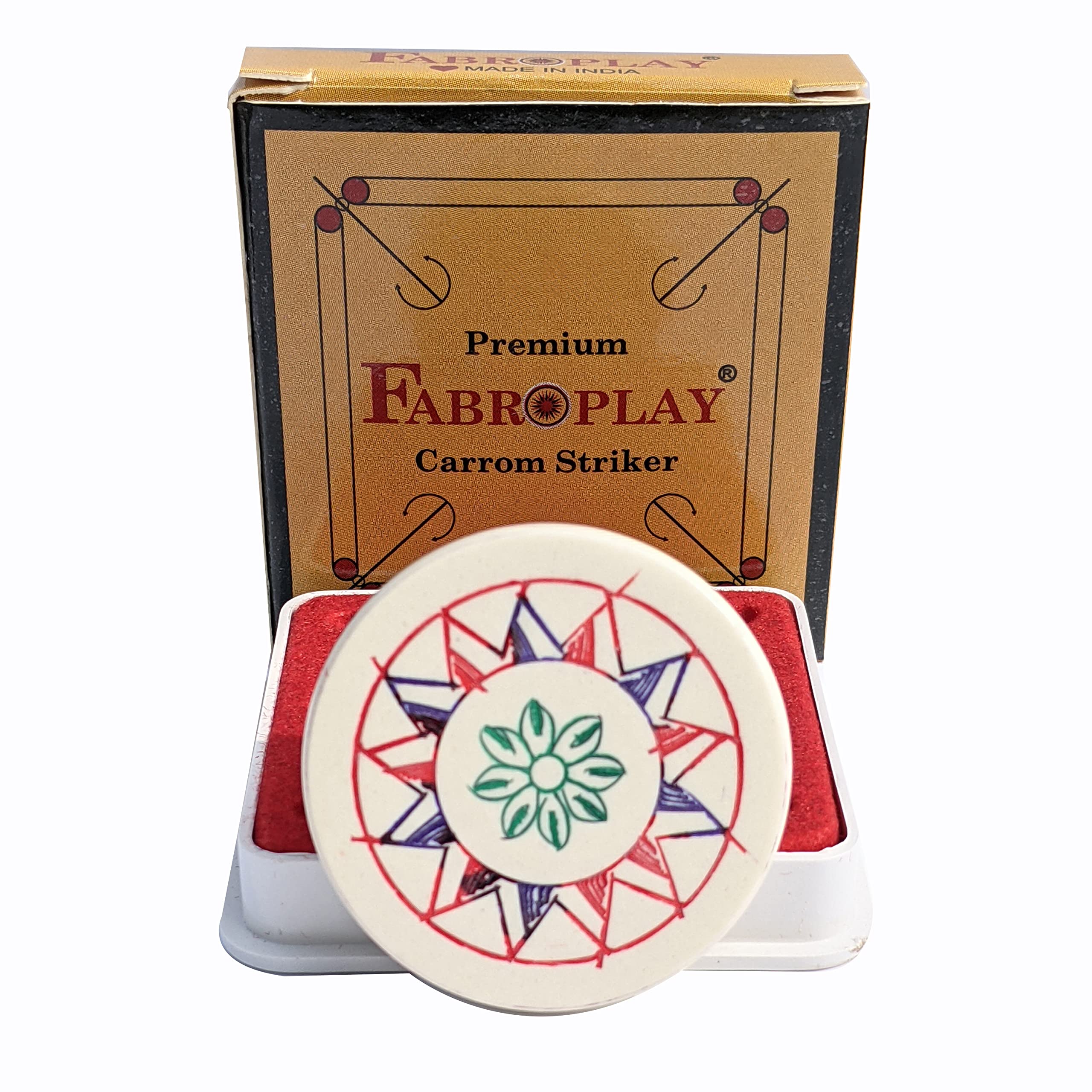 FabroPlay Tournament Man Made Ivory Carrom Striker (Cream) (B09NMQ6JR7) Amazon Price History, Amazon Price Tracker
