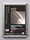 SECO Superior A4 Wasserdichter 4 seitiger Frontlader - Bilderrahmen/Poster Schnapprahmen aus Aluminium - Silber