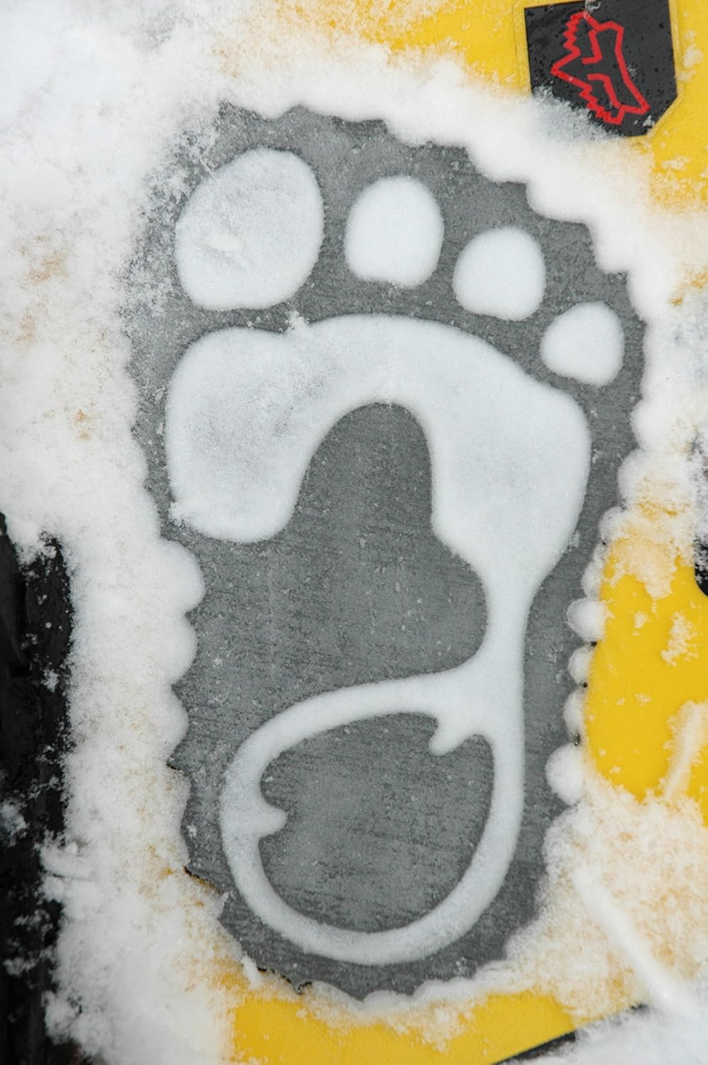 Snowboard Stomp Pad - Bigfoot YETI - Gray