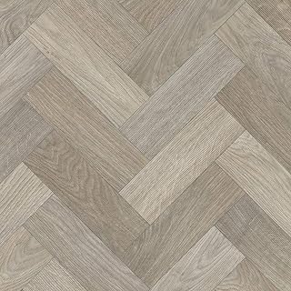 247Floors Parquet Style Magic Vinyl Flooring Realistic 2.8mm Slip Resistant Foam Backed Lino (Beige & Brown Parquet, 3m x 3m / 9ft 10" x 9ft 10")