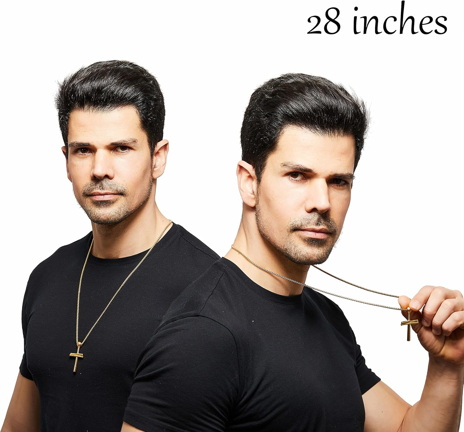 Cross Necklace Men Sports Stainless Steel Baseball Cross Necklaces Boys Gift - Image 6