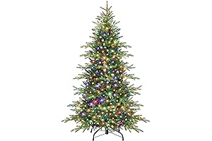 Yaheetech 4.5ft Pre-Lit Aspen Christmas Tree