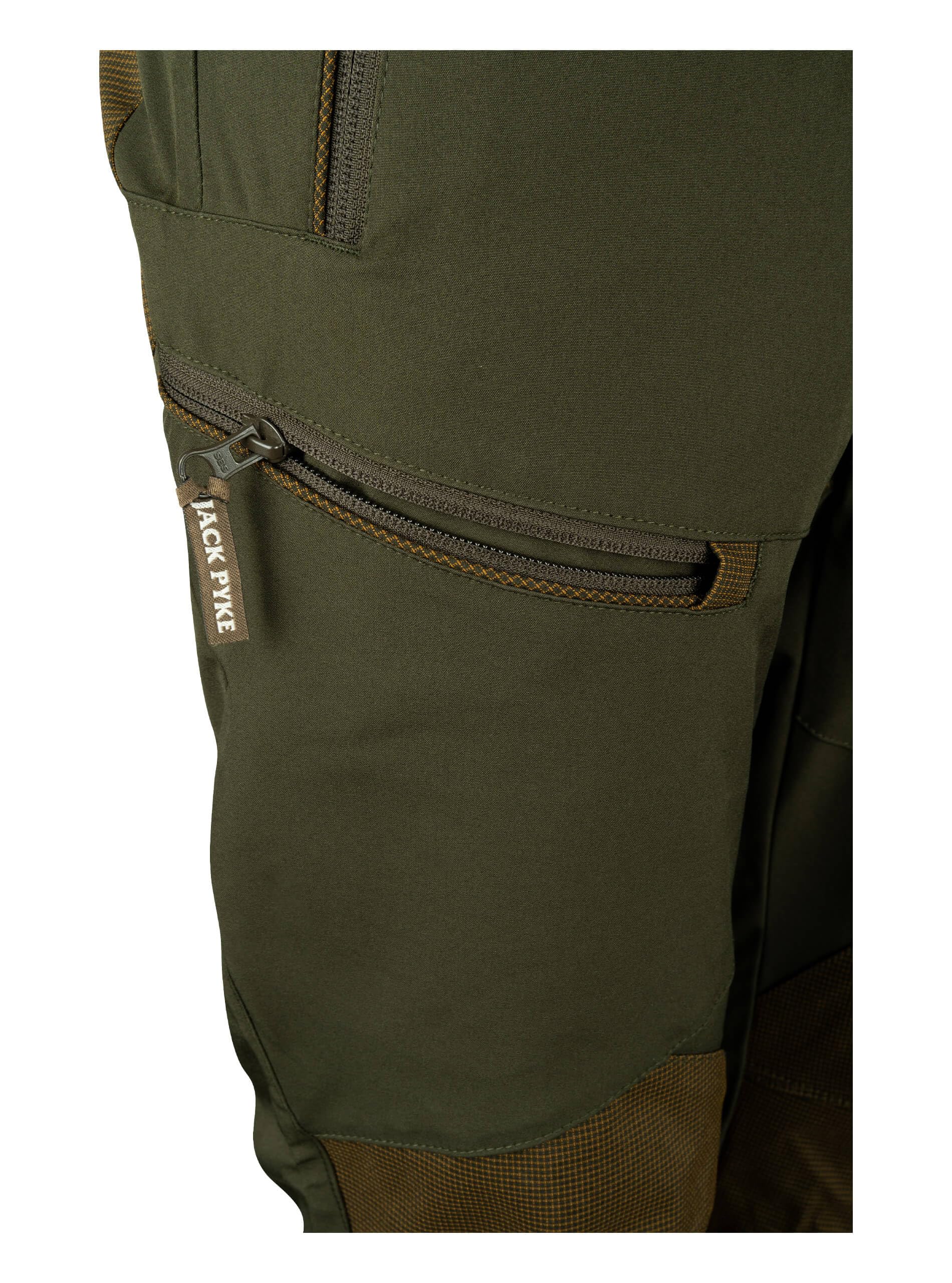 JACK PYKE Pantalones técnicos para mujer, color verde
