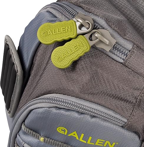 Miniatura 15 de Allen Company Cedar Creek Fly Fishing Sling Pack - Fits up to 4 TackleFly Boxes and Other Accessories - GrayLime and Olive Green